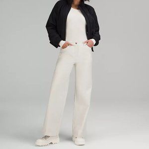 Lululemon City Sleek 5 Pocket Pant Full Length Wide Leg